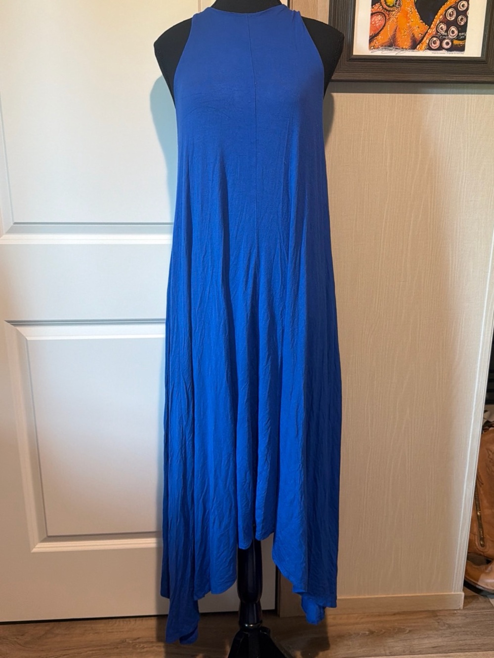 Altar'd State Cobalt Blue Sleeveless Maxi Dress